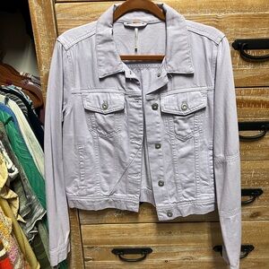💜 Free People denim jacket